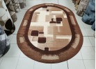 Мокетен килим 80 BROWN ЕЛИПСА